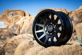 21-23 Ford Bronco ICON 2018908350DB Compression 18x9 6x5.5 0mm Offset 5in BS 106.1mm Bore Double Black Wheel